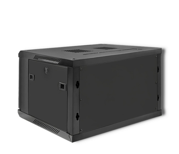 QOLTEC Szafa RACK 19 cali | 6U | 600 x 600 x 370 | Perforowane drzwi 54489 - 1329953 - zdjęcie 2